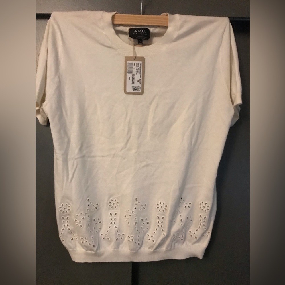 A.P.C. Cashmere Pull Alice Blouse